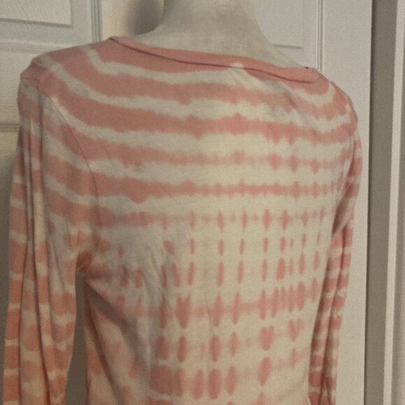 Victoria's Secret PINK tie dye long sleeve knot-front tee - Picture 6 of 8